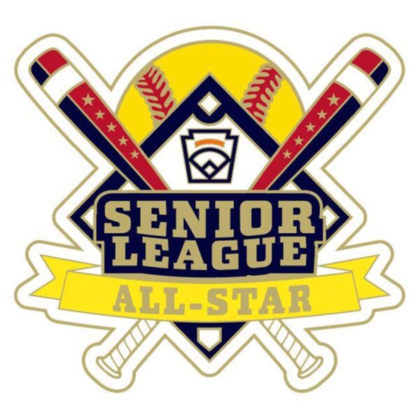 allstar senior league softball pin